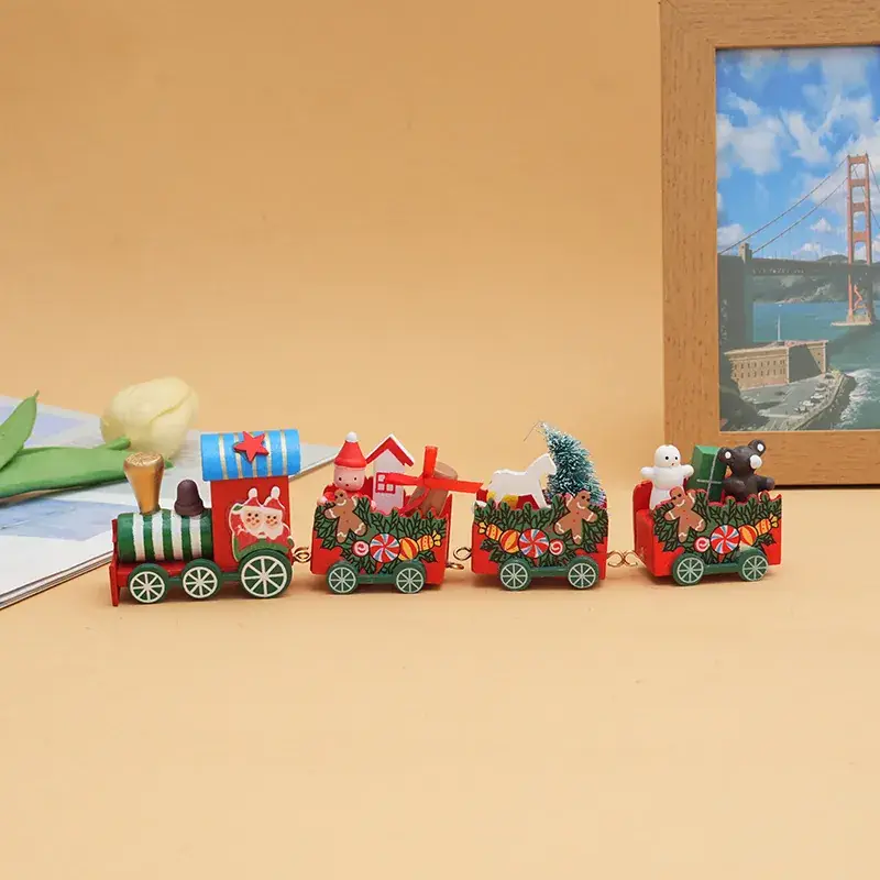 Wooden Cross-Country Train Decor for Kids Window - Image 17