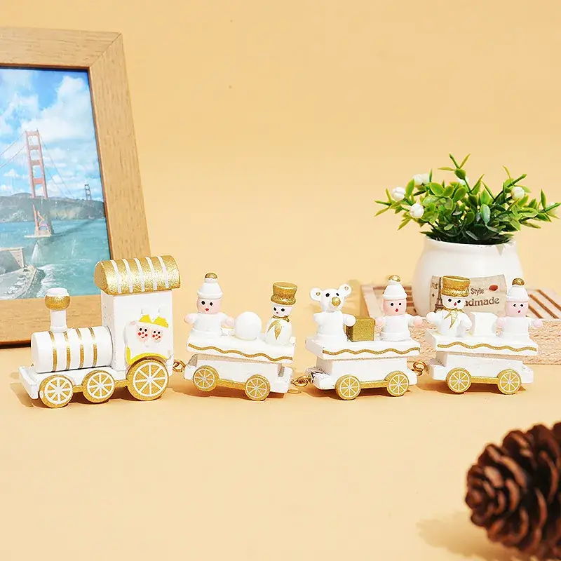 Wooden Cross-Country Train Decor for Kids Window - Image 4