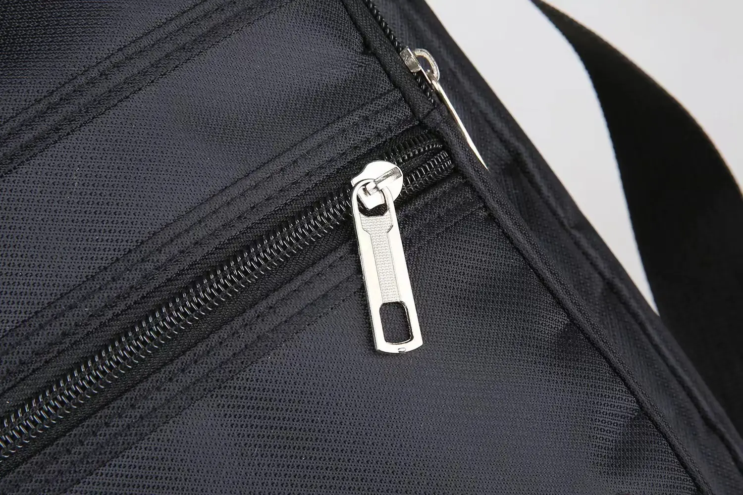 Men's Black Oxford Shoulder Messenger Bag — feature 14