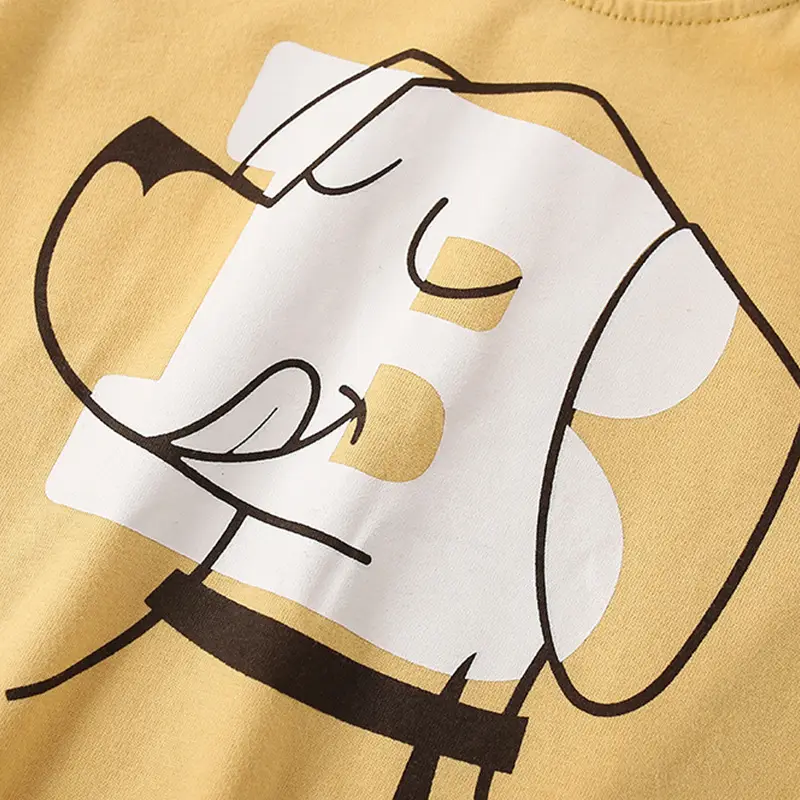 Summer Cotton T-Shirt for Boys Loose Casual All-Matching