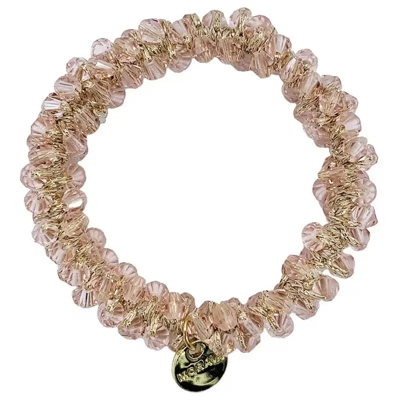 New Crystal Pearl Hair Ring Bracelet Dual-Purpose Rubber Band - Image 19