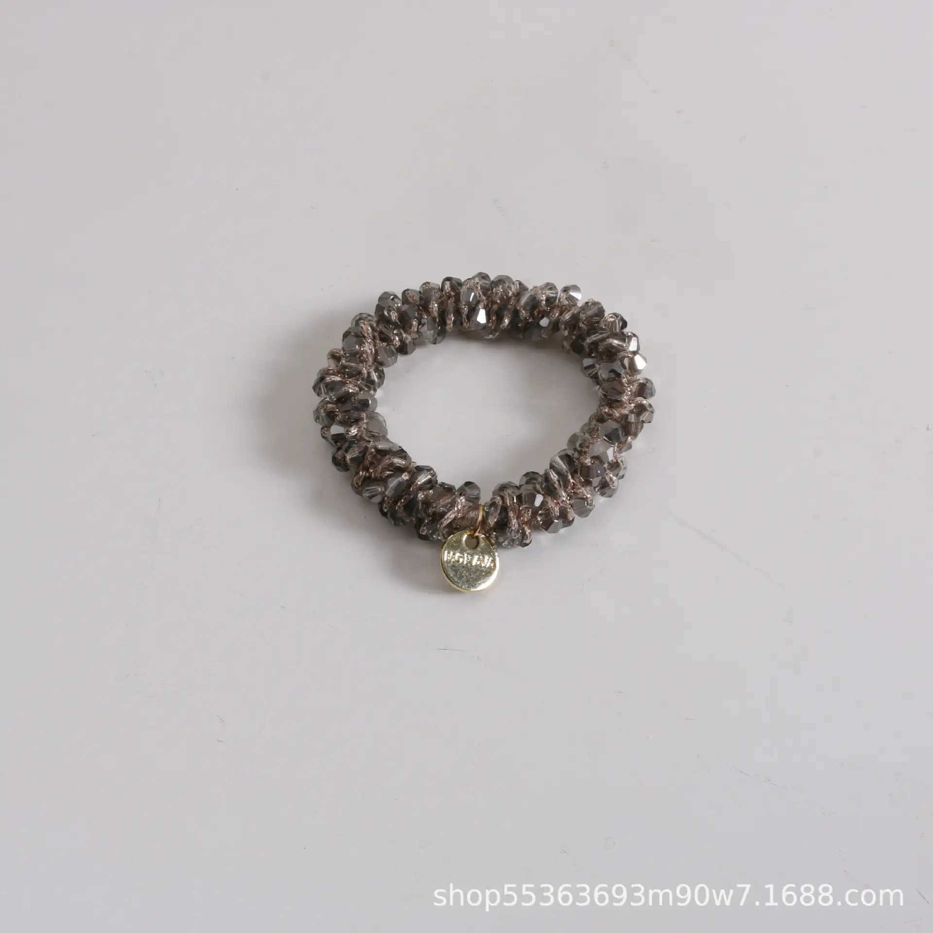 New Crystal Pearl Hair Ring Bracelet Dual-Purpose Rubber Band - Image 6