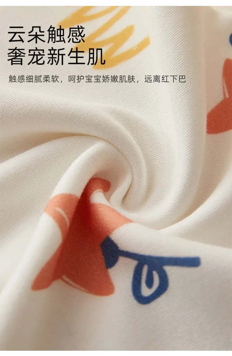 Newborn Cotton Triangle Towel Baby Scarf Gauze Small Bib — feature 3