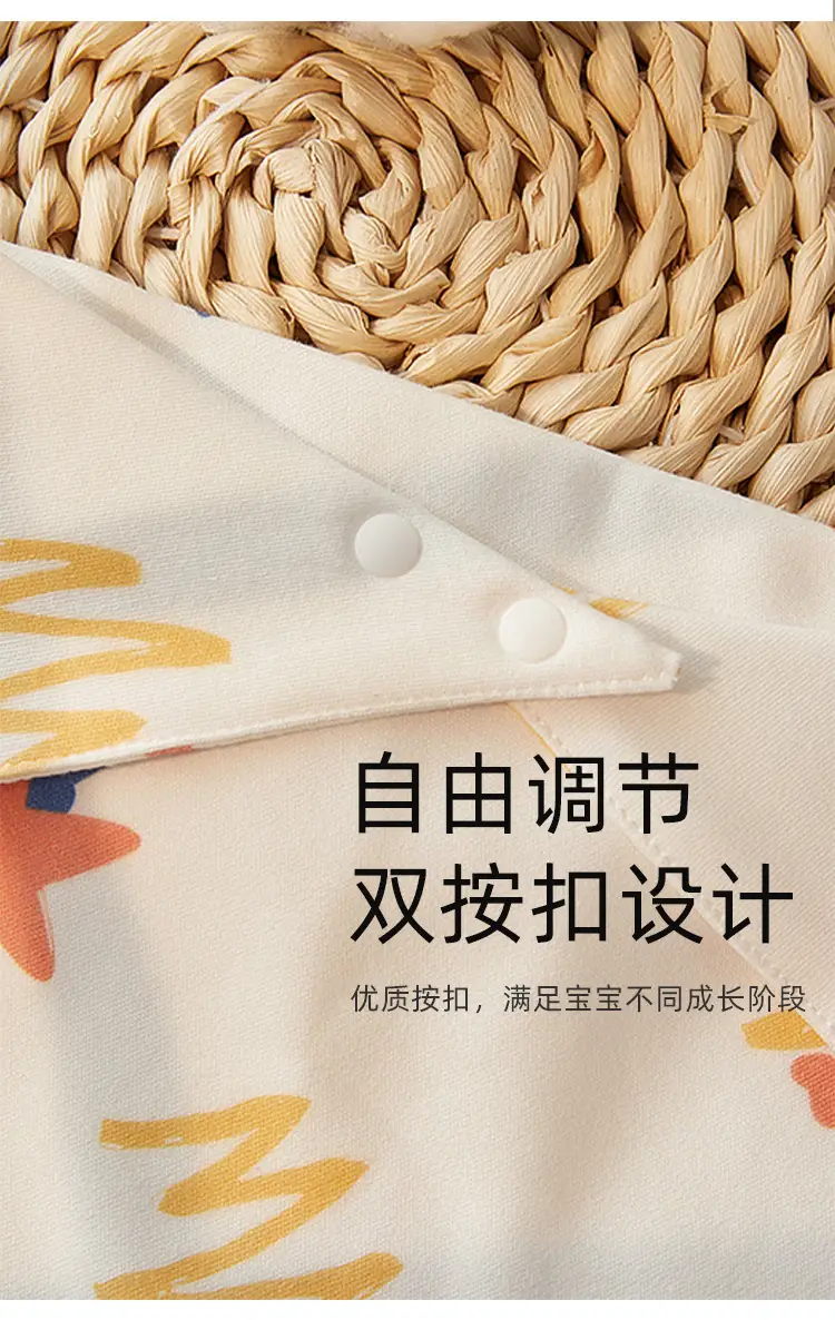 Newborn Cotton Triangle Towel Baby Scarf Gauze Small Bib — feature 5