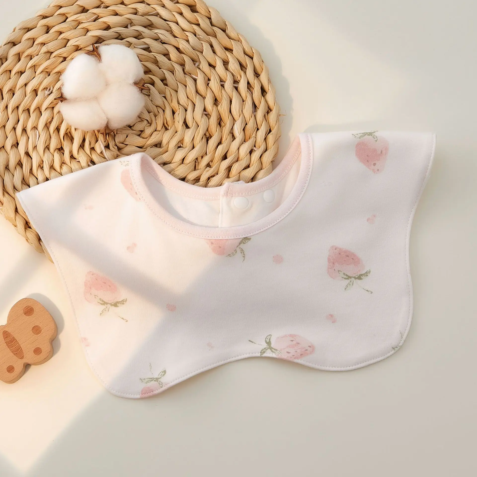 Newborn Cotton Triangle Towel Baby Scarf Gauze Small Bib