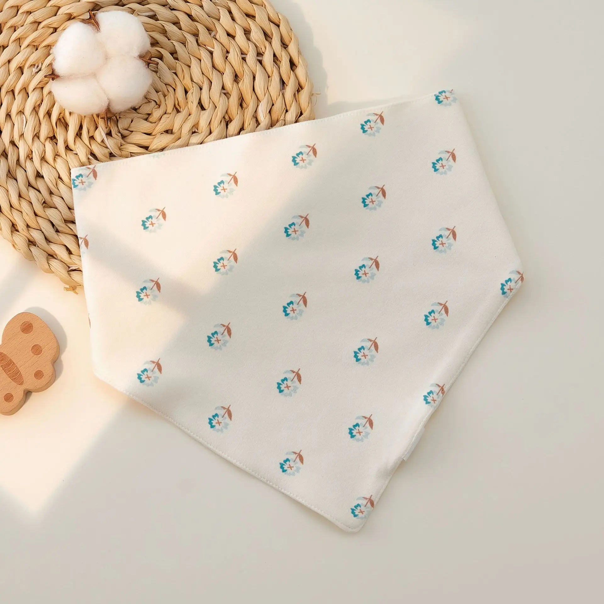 Newborn Cotton Triangle Towel Baby Scarf Gauze Small Bib