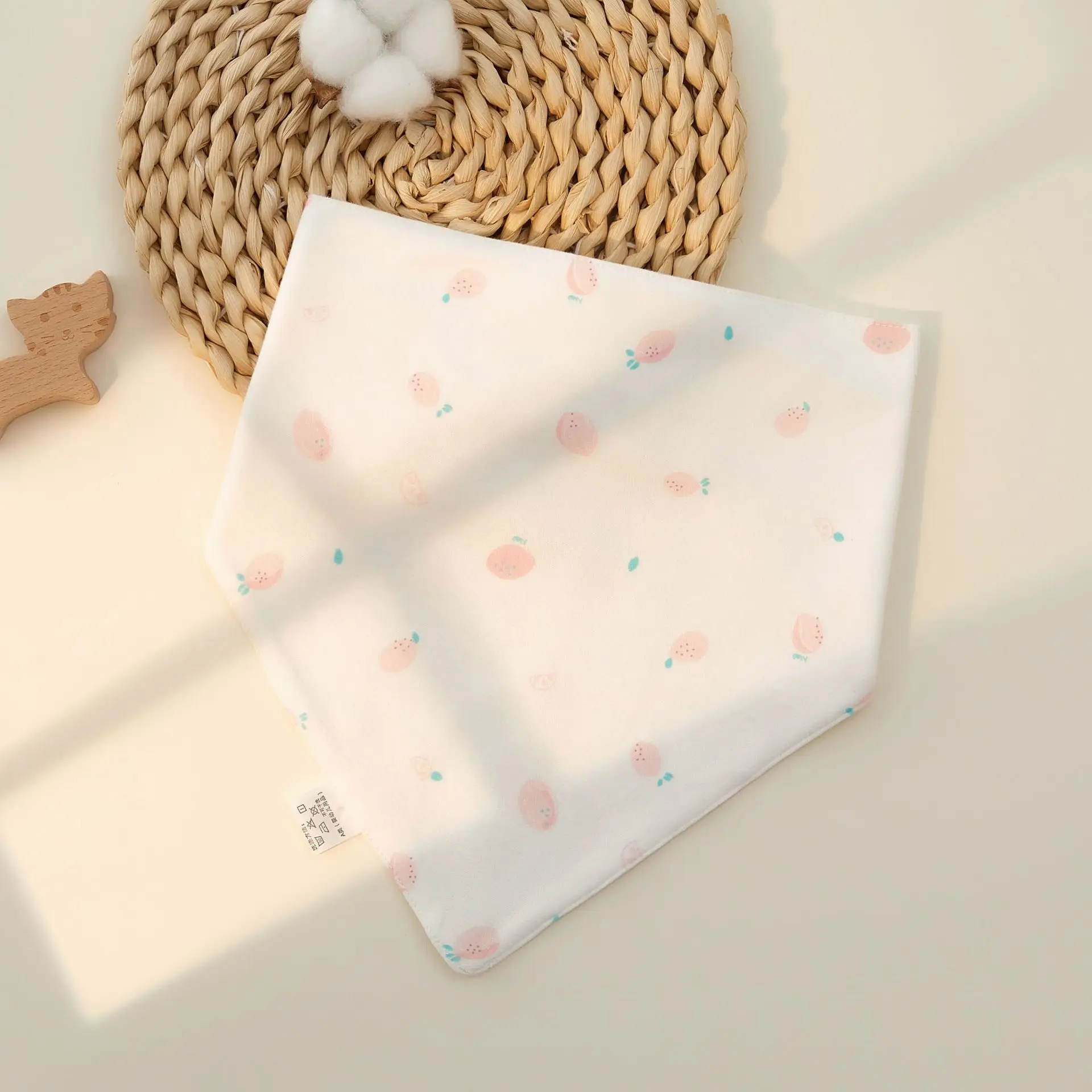 Newborn Cotton Triangle Towel Baby Scarf Gauze Small Bib