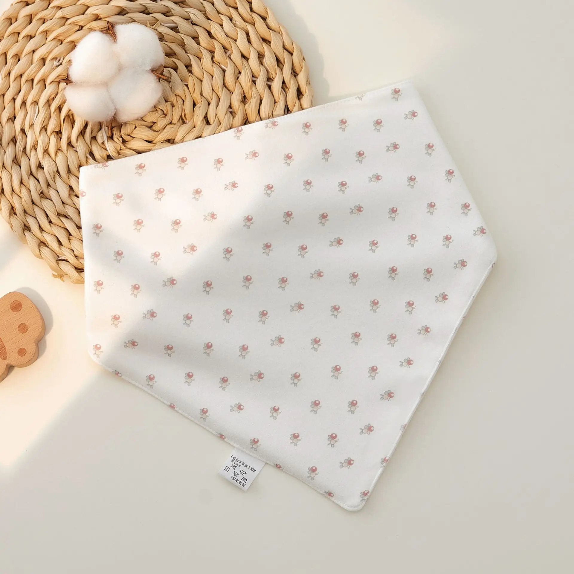 Newborn Cotton Triangle Towel Baby Scarf Gauze Small Bib