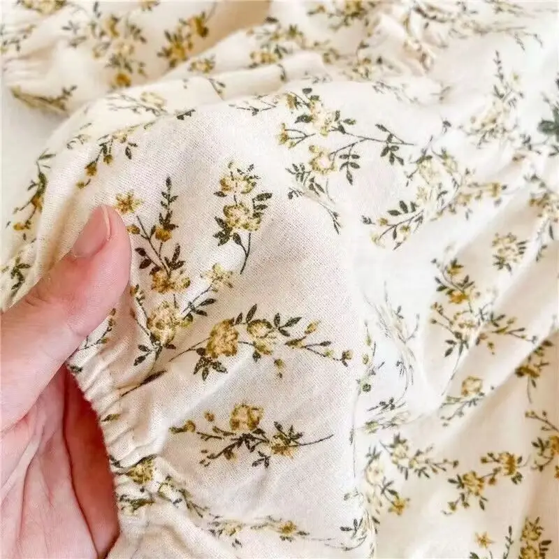 Baby Floral Jumpsuit Set Spring Autumn Western Style - Image 4