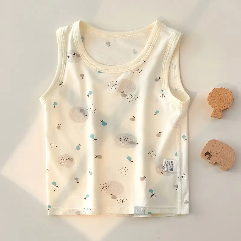 Infant Sleeveless Vest Modal Summer Top - Image 2