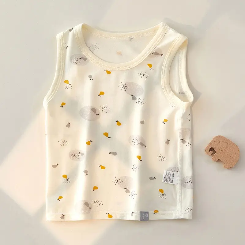 Infant Sleeveless Vest Modal Summer Top - Image 3