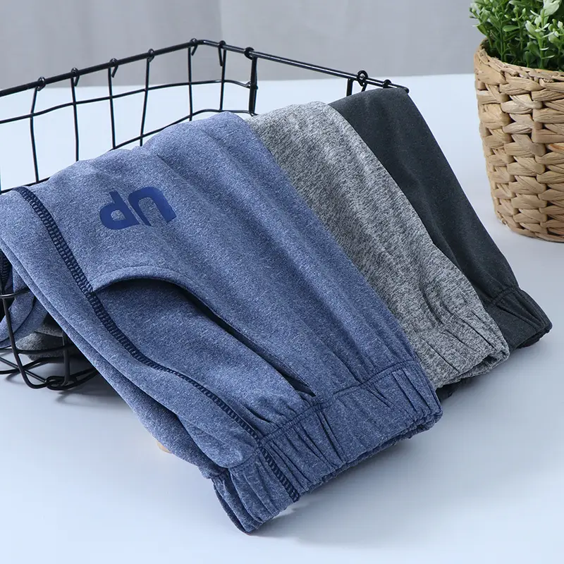 Children's Spring Sweatpants Blue Gray Black Middle Large