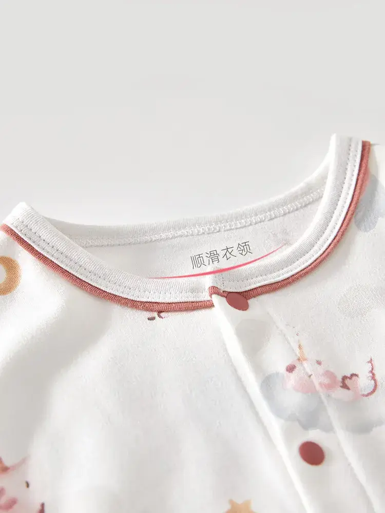 Baby Pure Cotton Newborn Jumpsuit Spring Autumn Winter - Image 4