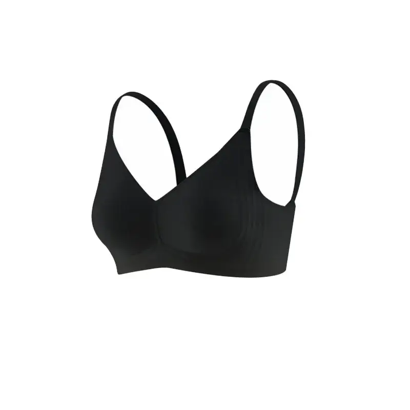 Black Jelly Strip Women's Underwear Small Chest