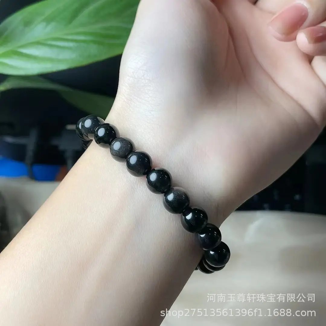 Black Obsidian Bracelet for Men Women Wholesale - Image 4