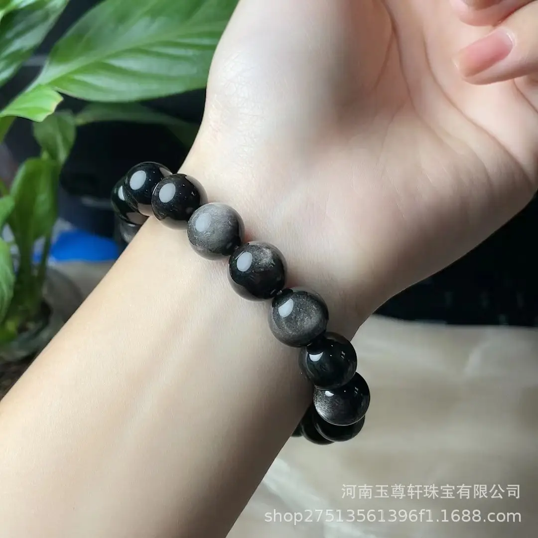 Black Obsidian Bracelet for Men Women Wholesale — feature 5