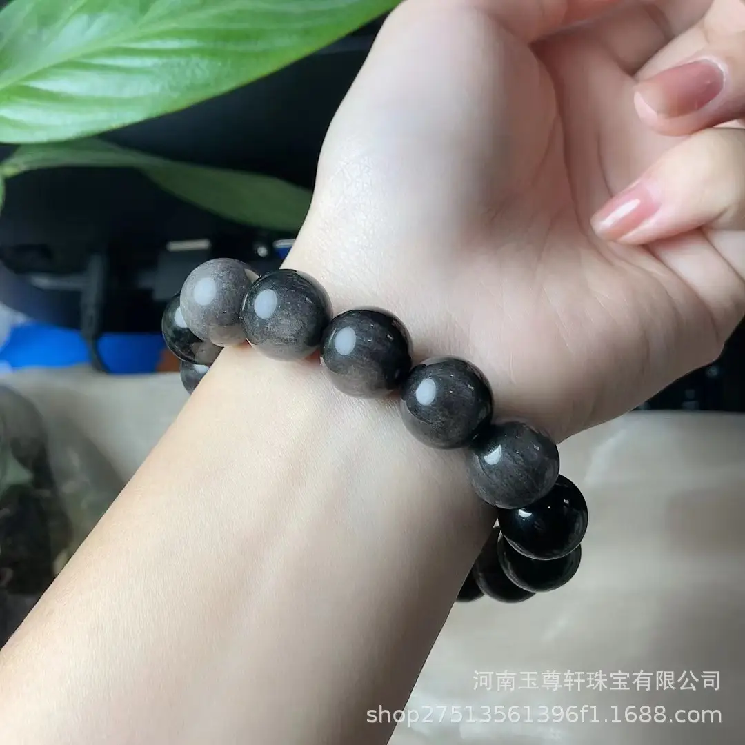 Black Obsidian Bracelet for Men Women Wholesale — feature 7
