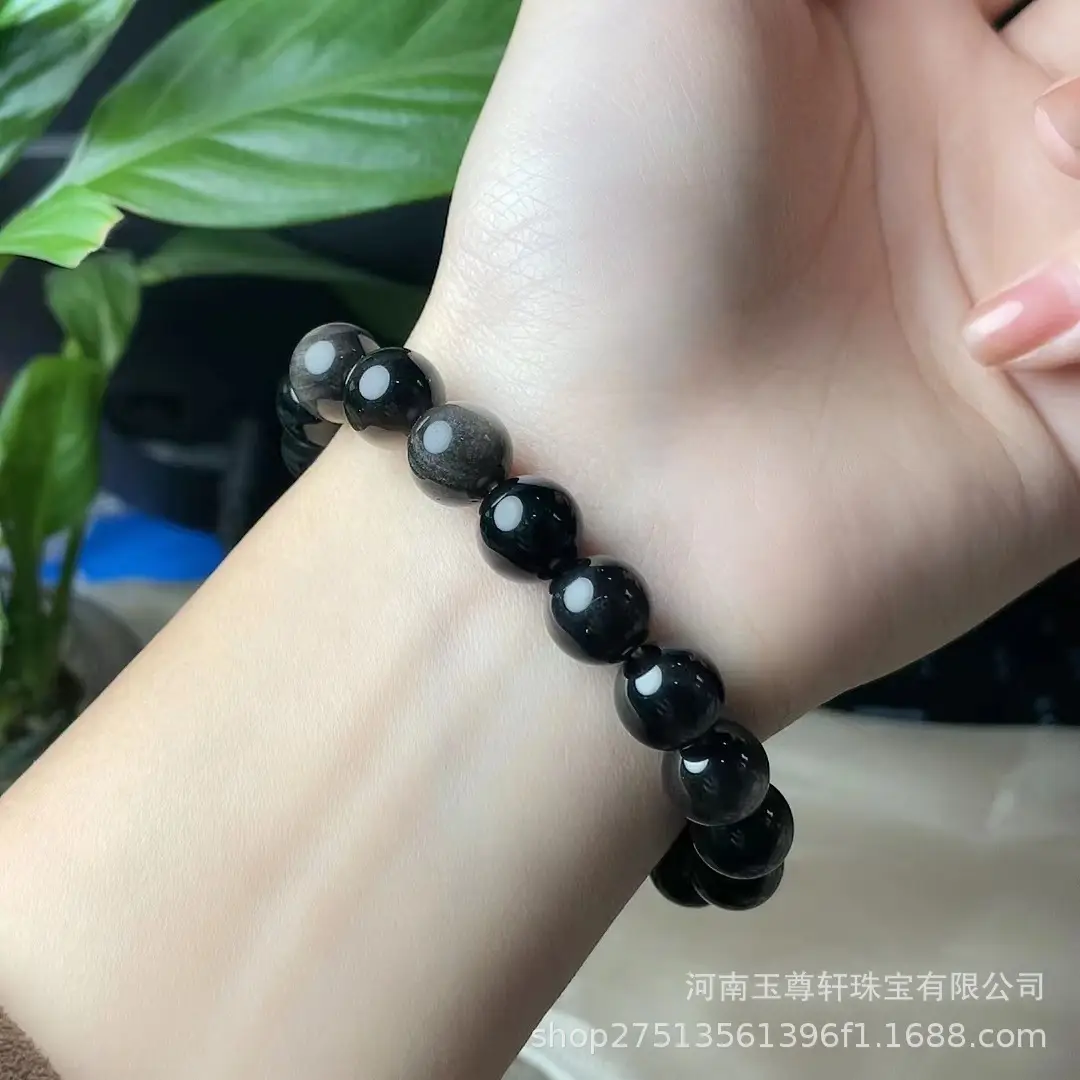 Black Obsidian Bracelet for Men Women Wholesale — feature 8