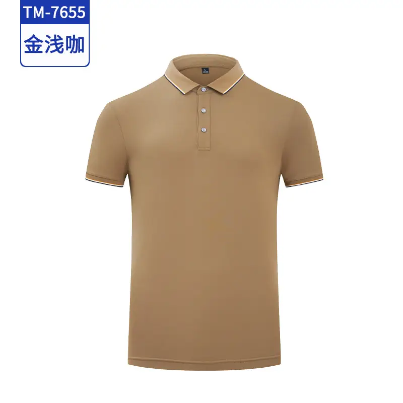 Men Navy Polo Shirt with Brand Tag