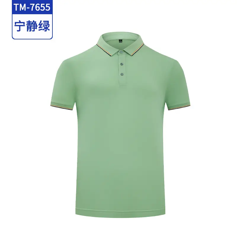 Men Navy Polo Shirt with Brand Tag