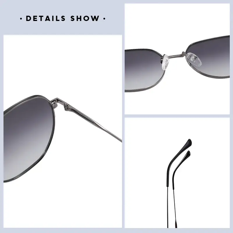 Men Women Metal Polarized Sunglasses UV Protection