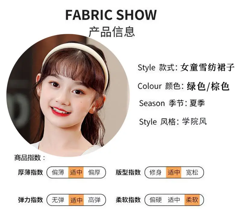Girls Floral Chiffon Dress Summer Short Sleeve — feature 8