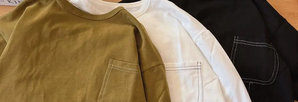 Boys Long Sleeve T-Shirt Olive White Black Cotton Round Neck — feature 27