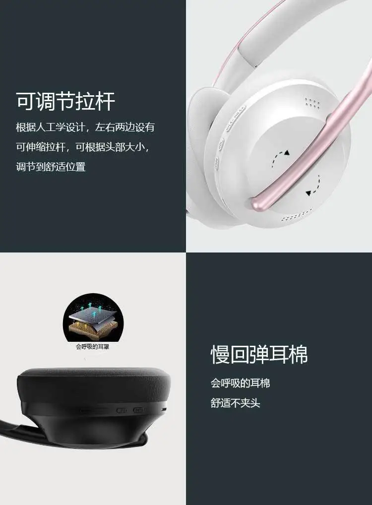 Pink Wireless Bluetooth Headset with Super Long Battery β feature 8