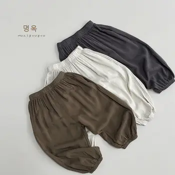 Kids Sleeveless T-Shirt Grey 2026 Summer Korean Style — feature 10