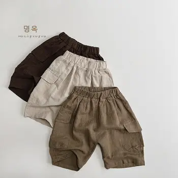 Kids Sleeveless T-Shirt Grey 2026 Summer Korean Style — feature 13