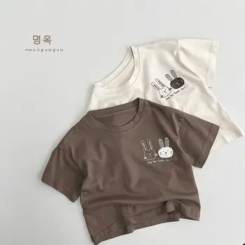 Kids Sleeveless T-Shirt Grey 2026 Summer Korean Style — feature 15
