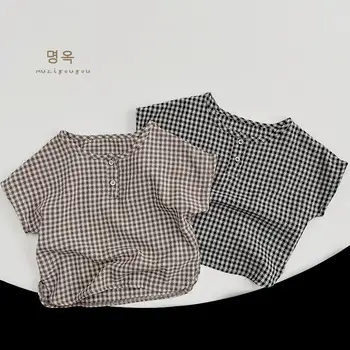 Kids Sleeveless T-Shirt Grey 2026 Summer Korean Style — feature 17