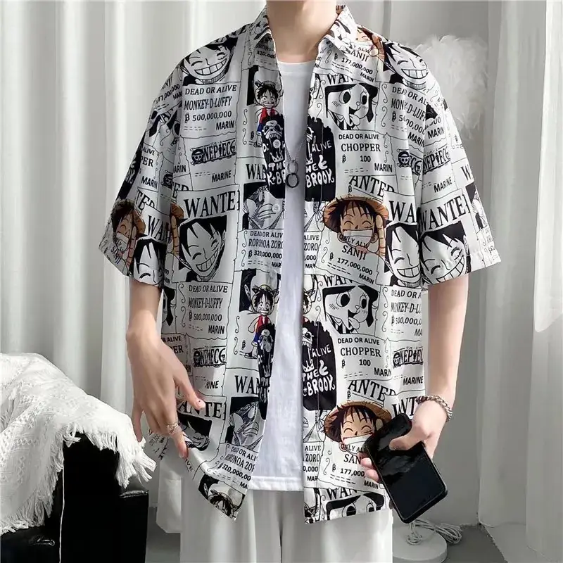 Men Vintage Floral Short Sleeve Shirt Yellow Black - Image 40