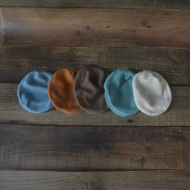 White Cotton Baby Hat & Pants Set for Newborns — feature 14