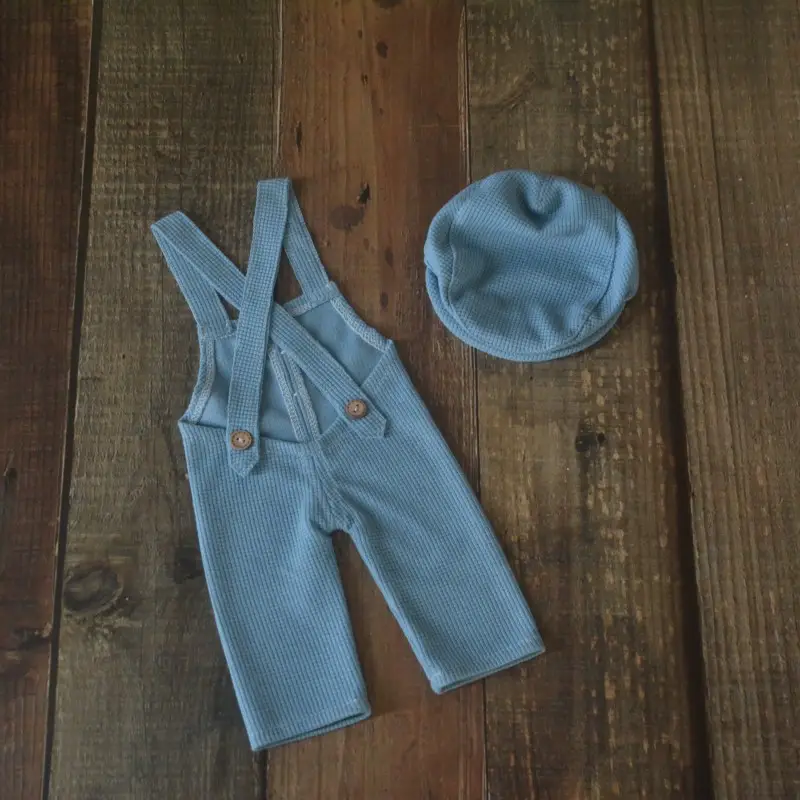 White Cotton Baby Hat & Pants Set for Newborns — feature 24