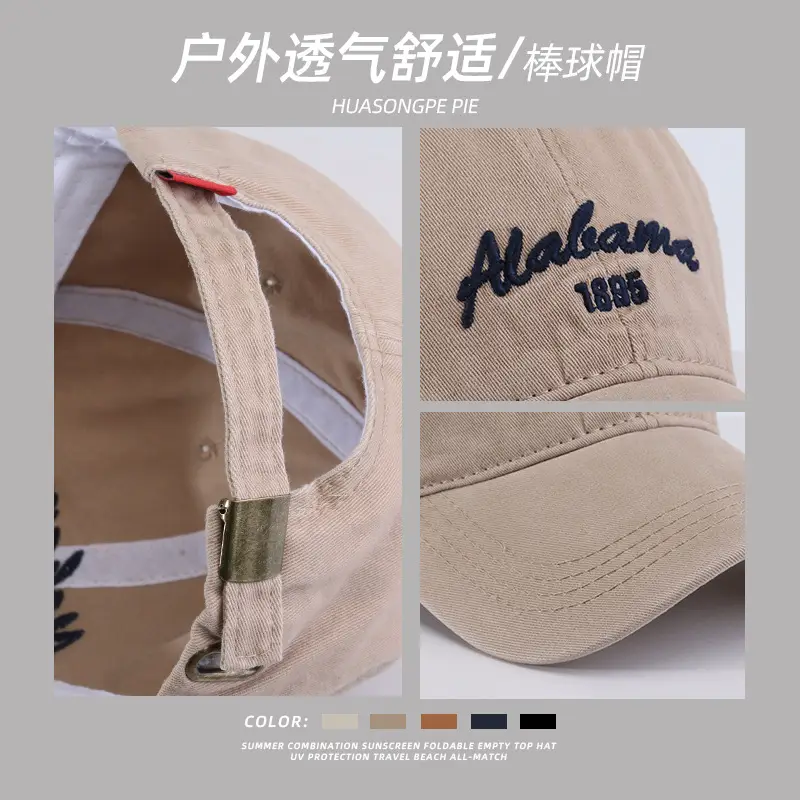 Summer Embroidered Baseball Caps for Women Men - Image 5
