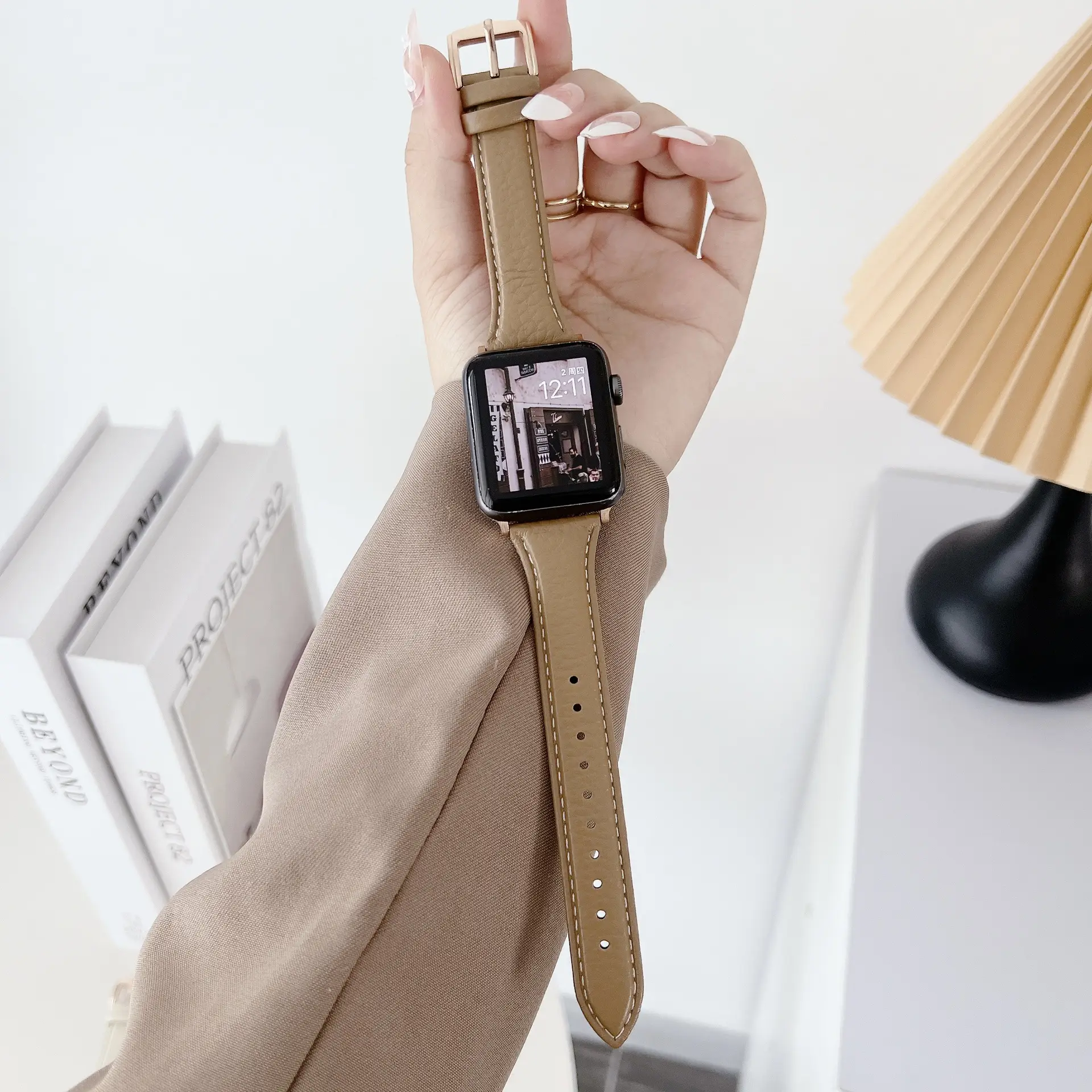 Apple Watch 10/987 Leather Strap Small Waist - Image 5