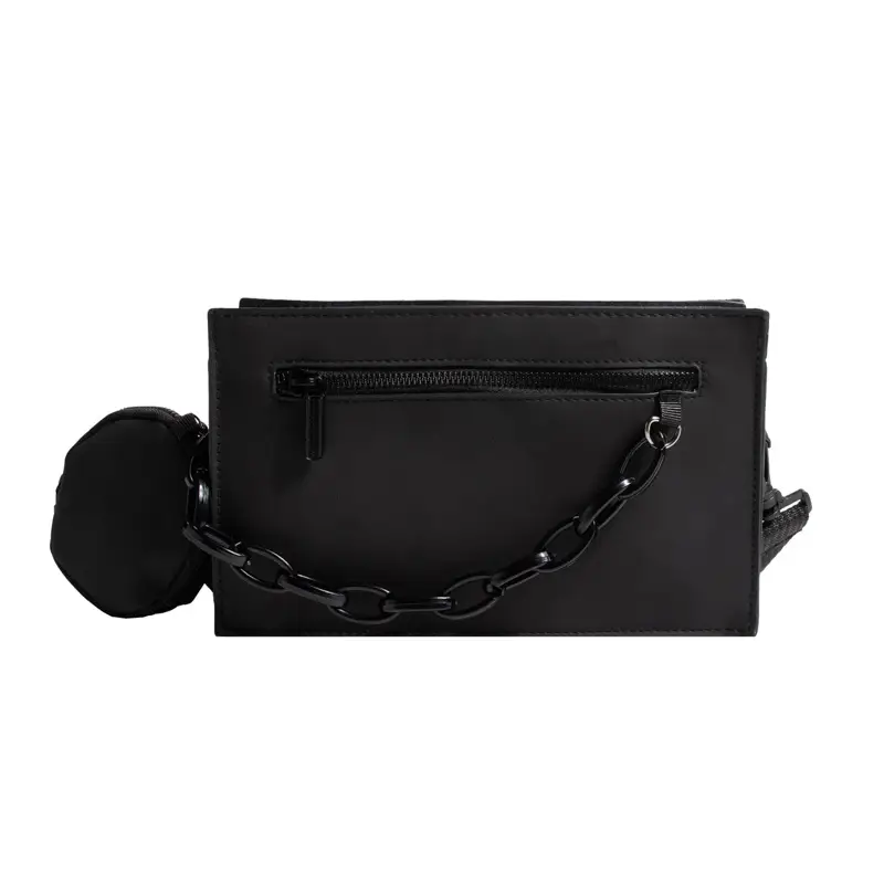 White Chain Strap Shoulder Bag for Women - Image 8