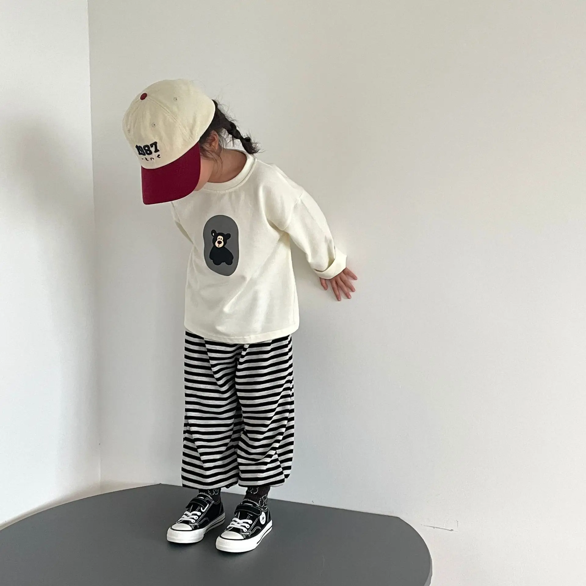 Gl-Kids Cartoon T-Shirt for Men Women Loose Thickened - Image 5