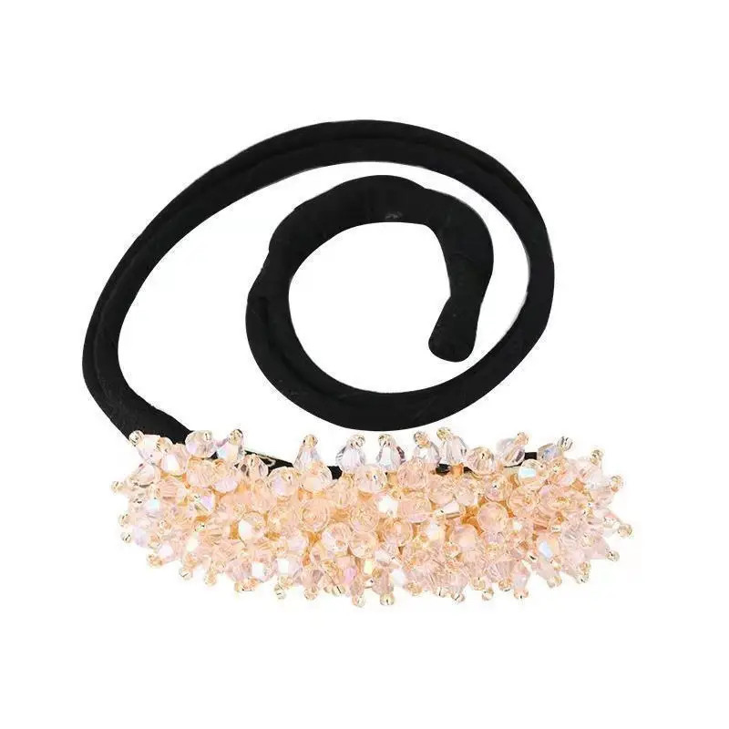 Crystal Hair Curler with Flower Bracelet for All Hair Types