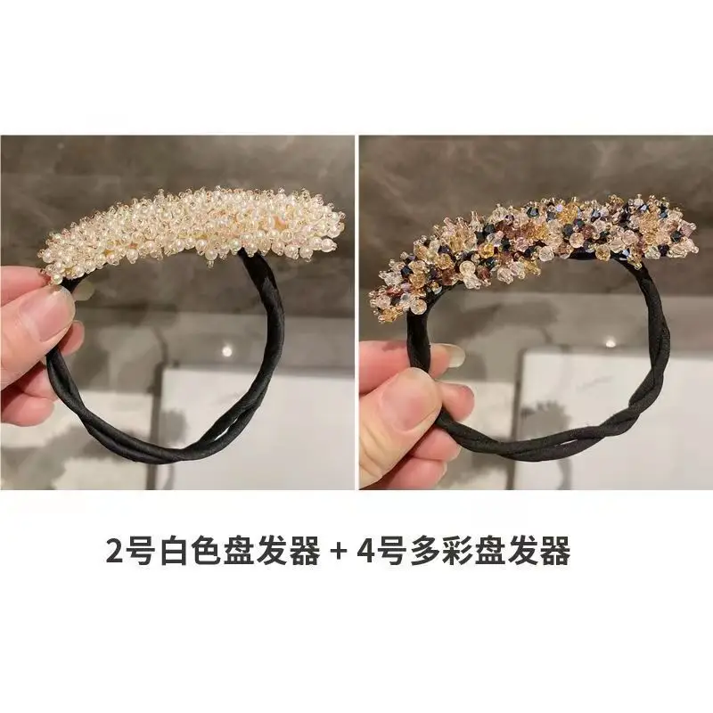 Crystal Hair Curler with Flower Bracelet for All Hair Types
