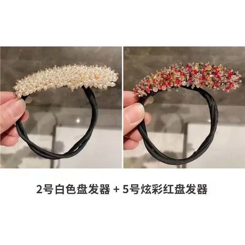 Crystal Hair Curler with Flower Bracelet for All Hair Types