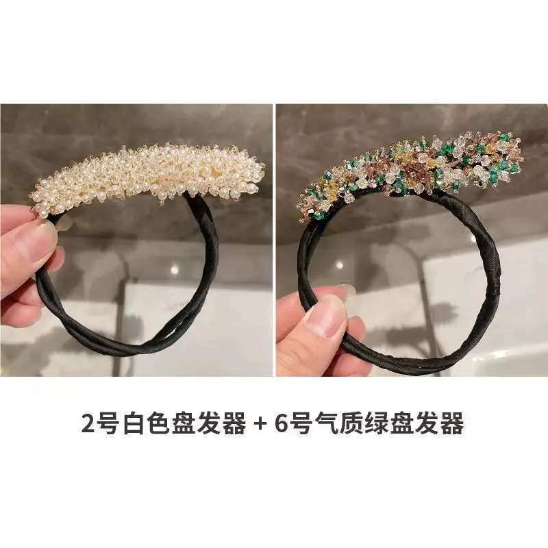 Crystal Hair Curler with Flower Bracelet for All Hair Types