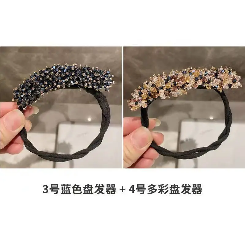 Crystal Hair Curler with Flower Bracelet for All Hair Types