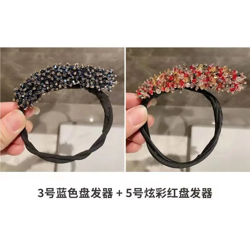Crystal Hair Curler with Flower Bracelet for All Hair Types