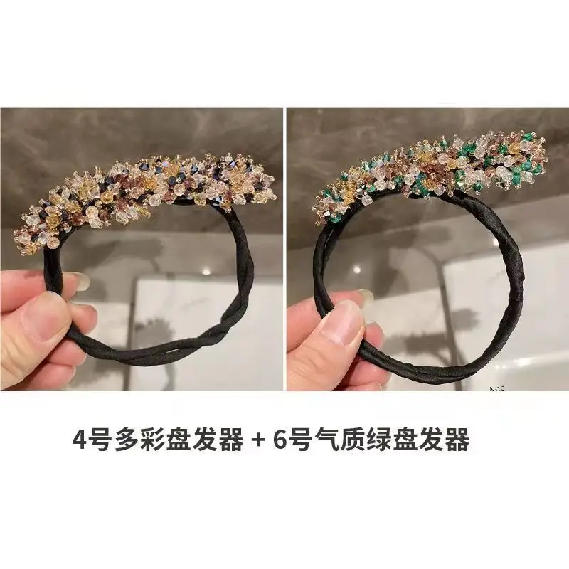 Crystal Hair Curler with Flower Bracelet for All Hair Types