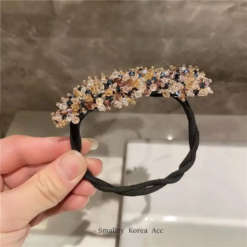 Crystal Hair Curler with Flower Bracelet for All Hair Types