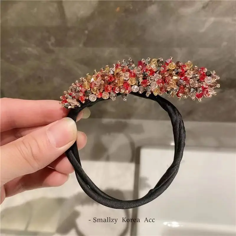 Crystal Hair Curler with Flower Bracelet for All Hair Types