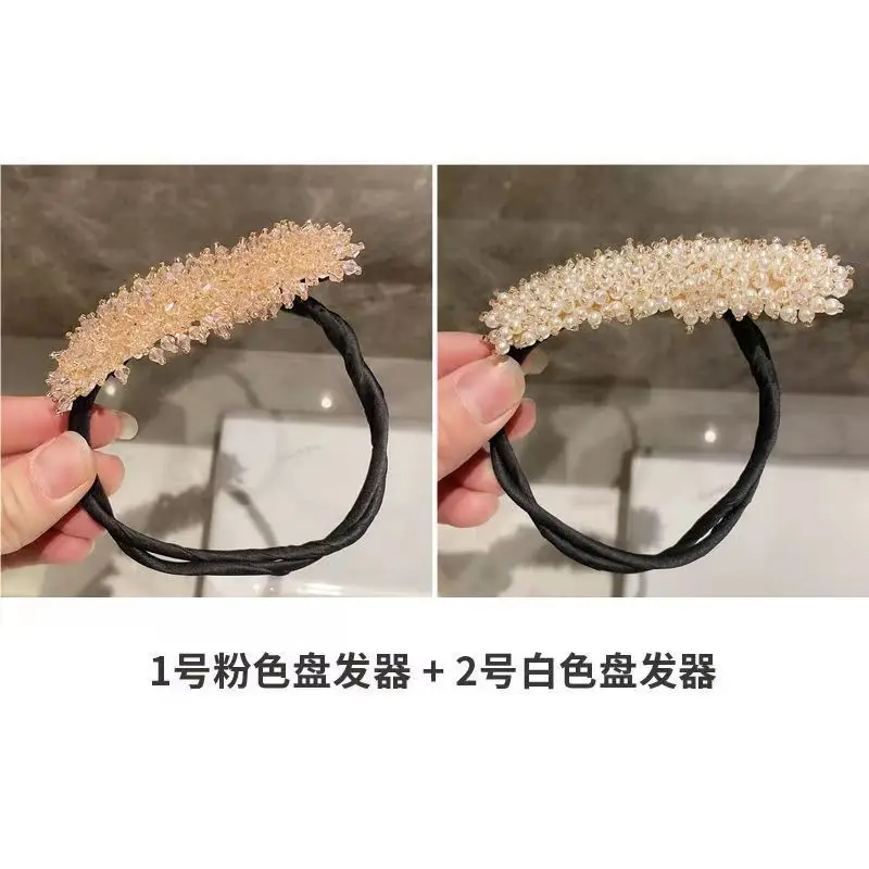 Crystal Hair Curler with Flower Bracelet for All Hair Types