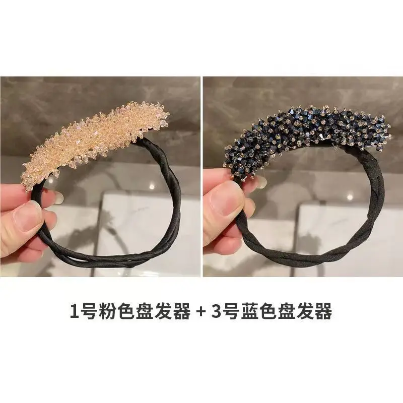 Crystal Hair Curler with Flower Bracelet for All Hair Types